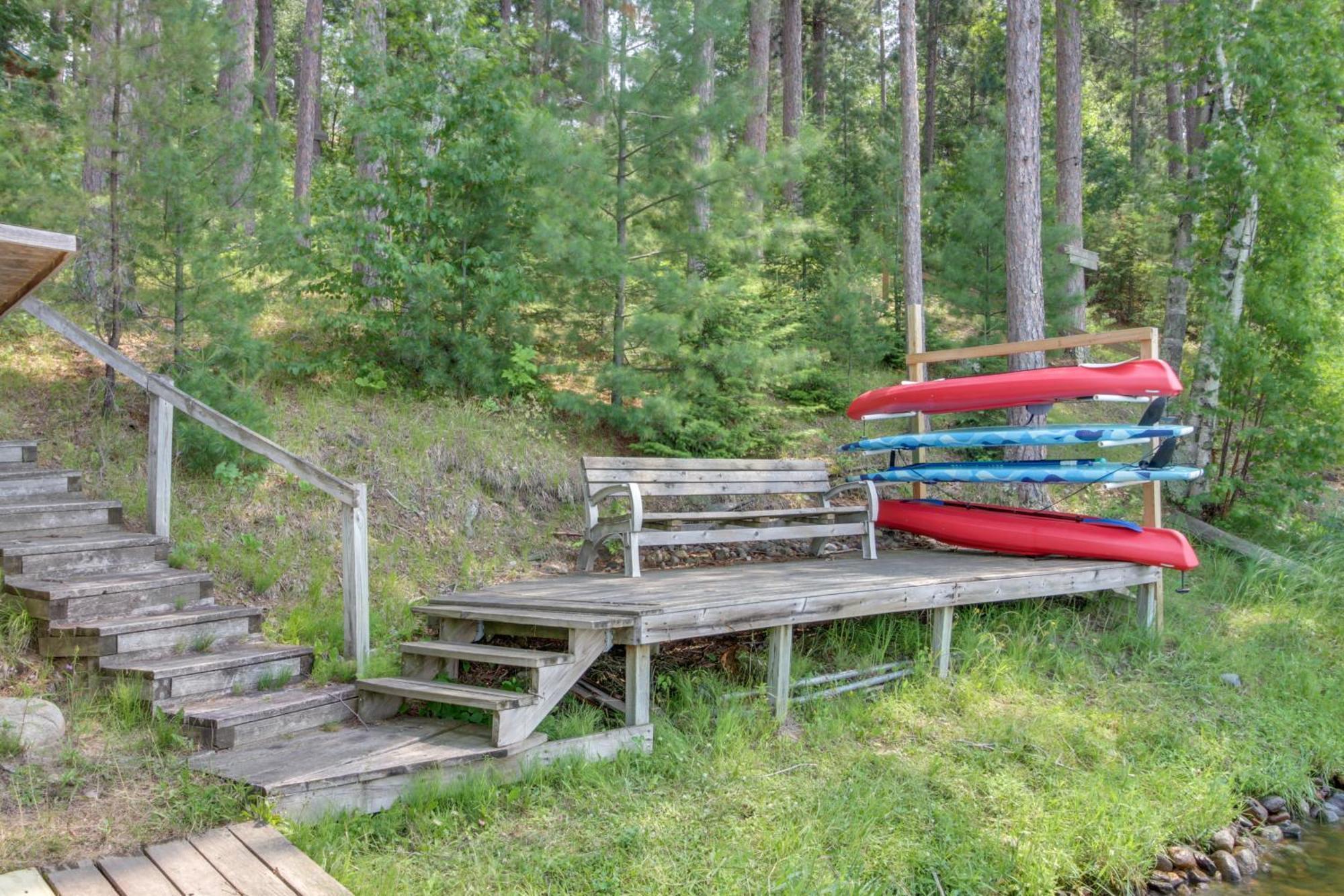 Pequot Lakes Cabin Retreat With Dock And 5 Bikes! Exteriör bild